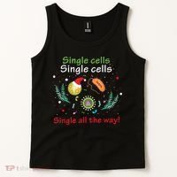 Single Cells Single Cells Science Biology Christmas Tank Top thumb 2