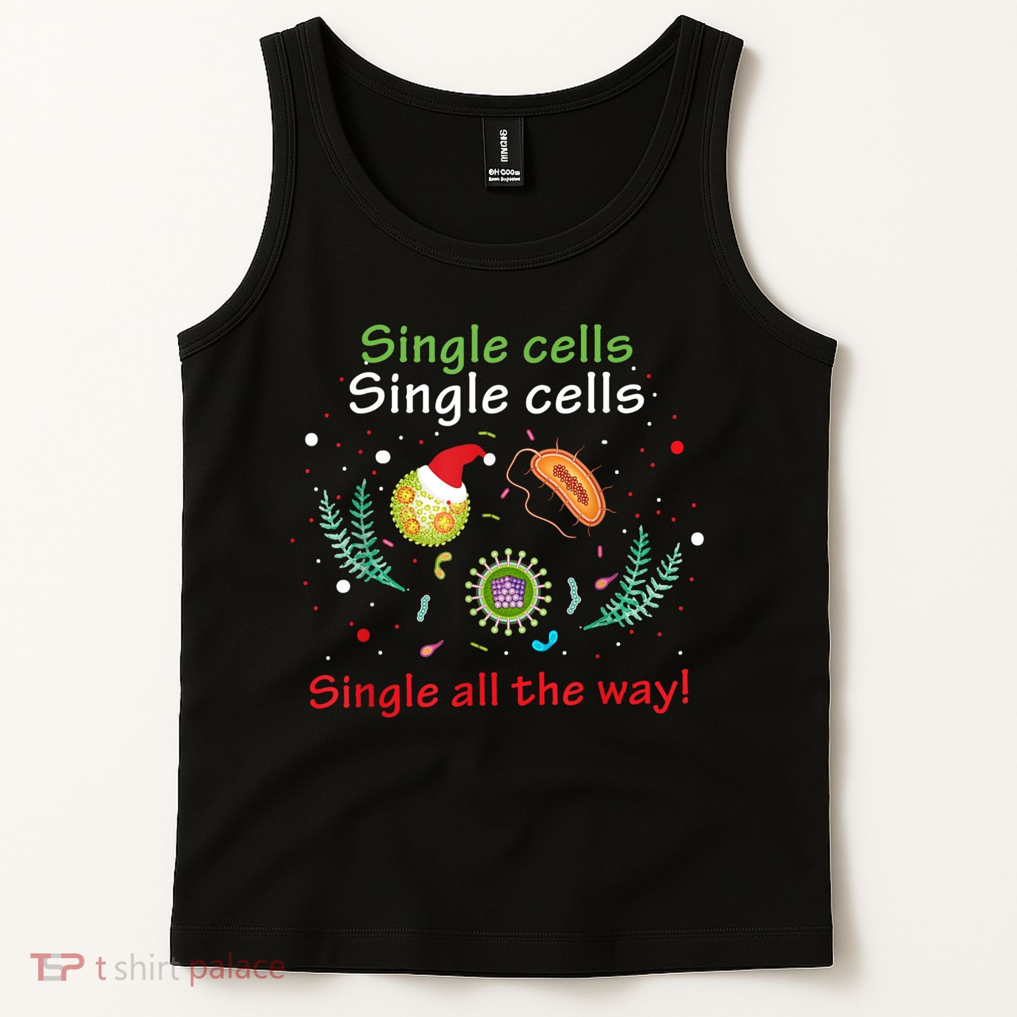 Single Cells Single Cells Science Biology Christmas Tank Top