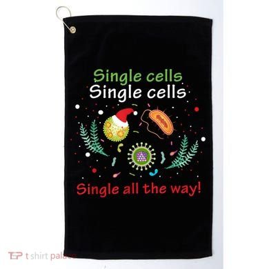 Single Cells Single Cells Science Biology Christmas Golf Towel