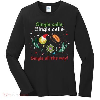 Single Cells Single Cells Science Biology Christmas Women's Long Sleeve Shirt