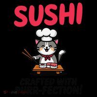 Sushi Cat  Sushi Roll Japanese Food Preppy Cat Coffee Mug thumb 5