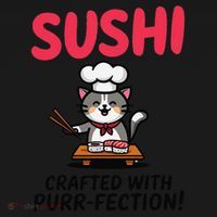 Sushi Cat  Sushi Roll Japanese Food Preppy Cat Women's Hoodie thumb 2