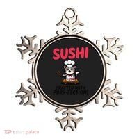 Sushi Cat  Sushi Roll Japanese Food Preppy Cat Ornament thumb 0