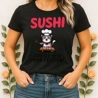Sushi Cat  Sushi Roll Japanese Food Preppy Cat Women's T-Shirt thumb 2