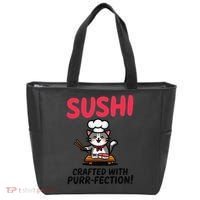 Sushi Cat  Sushi Roll Japanese Food Preppy Cat Tote Bag thumb 0