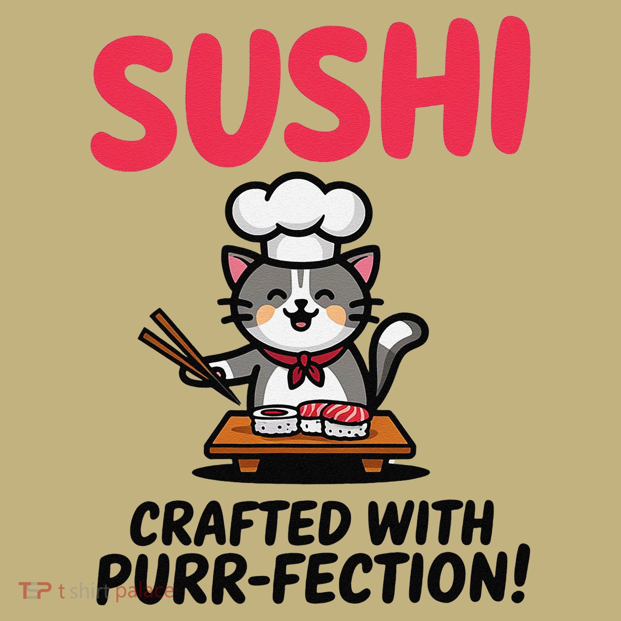 Sushi Cat  Sushi Roll Japanese Food Preppy Cat Long Sleeve Shirt