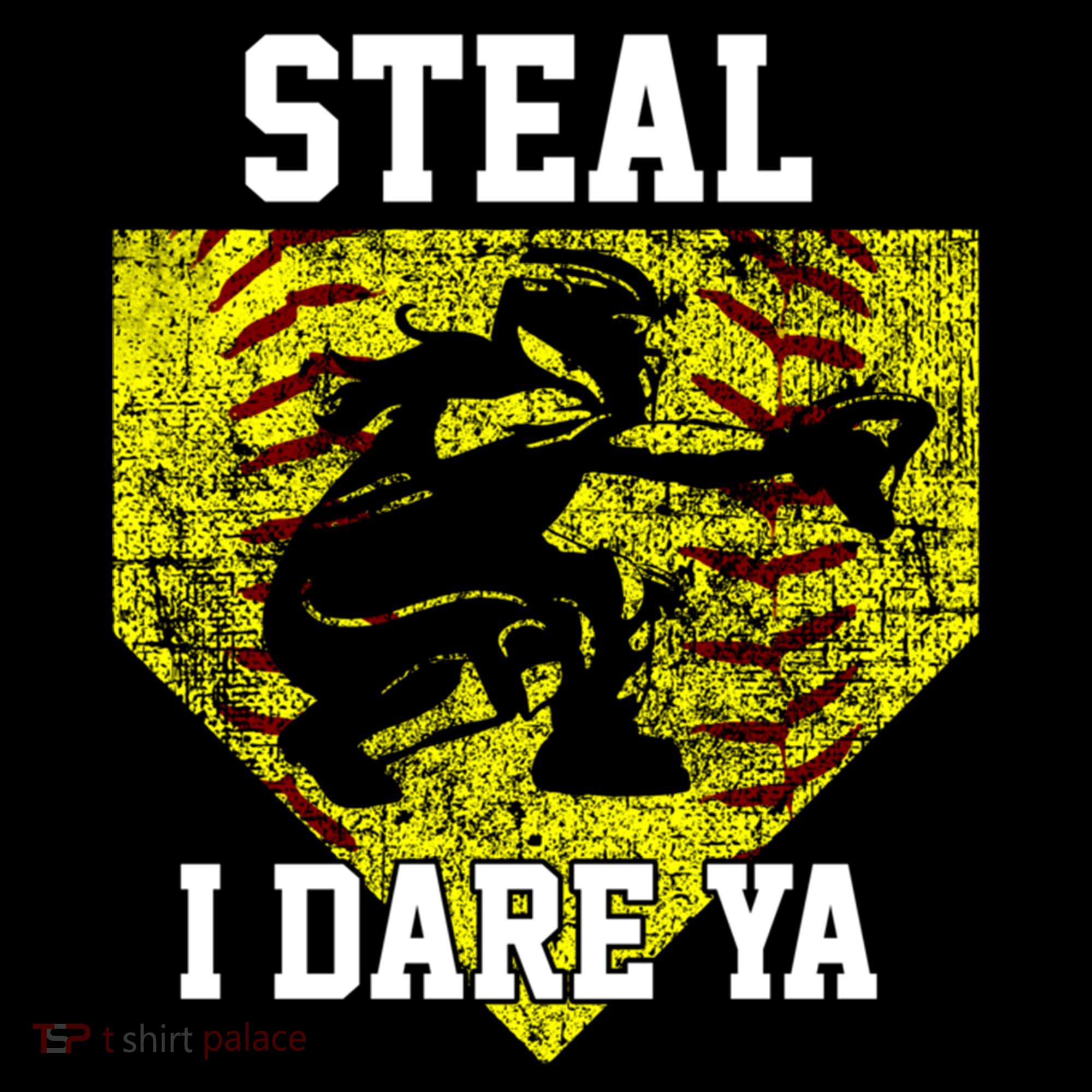 Softball Catcher Steal I Dare Ya Funny Player Gift Coffee Mug