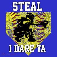 Softball Catcher Steal I Dare Ya Funny Player Gift Mousepad thumb 1