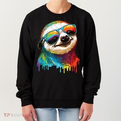 Sloth Colorful Sloth Outfit Sloth Lover Women's Sweatshirt