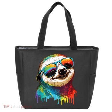 Sloth Colorful Sloth Outfit Sloth Lover Tote Bag