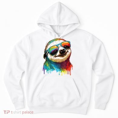 Sloth Colorful Sloth Outfit Sloth Lover Hoodie