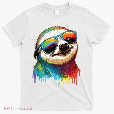 Sloth Colorful Sloth Outfit Sloth Lover T-Shirt