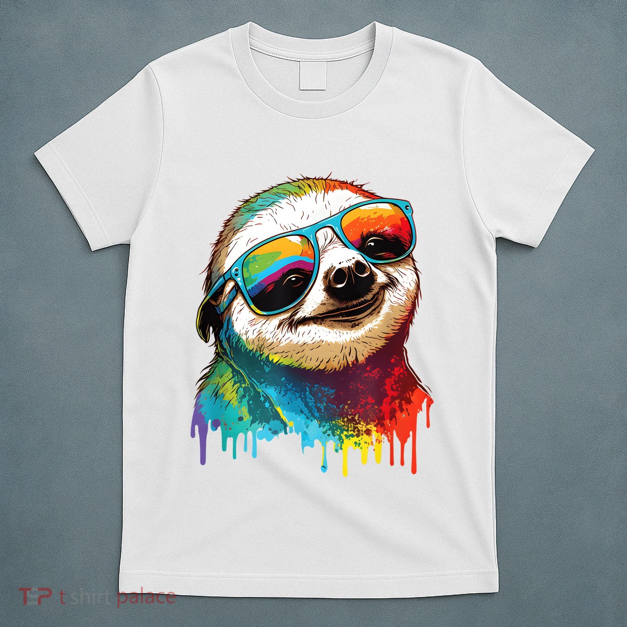 Sloth Colorful Sloth Outfit Sloth Lover T-Shirt