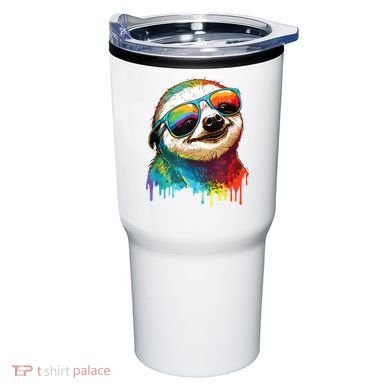 Sloth Colorful Sloth Outfit Sloth Lover Tumbler