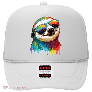 Sloth Colorful Sloth Outfit Sloth Lover Hat