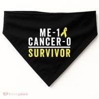 Sarcoma Cancer Survivor Awareness Gift Bone Cancer Gift USA-Made Doggie Bandana thumb 0