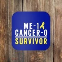 Sarcoma Cancer Survivor Awareness Gift Bone Cancer Gift Coaster thumb 0