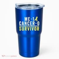 Sarcoma Cancer Survivor Awareness Gift Bone Cancer Gift Tumbler thumb 0
