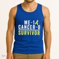 Sarcoma Cancer Survivor Awareness Gift Bone Cancer Gift Tank Top thumb 3