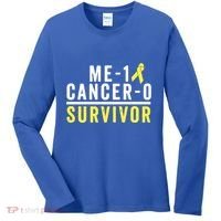 Sarcoma Cancer Survivor Awareness Gift Bone Cancer Gift Women's Long Sleeve Shirt thumb 0