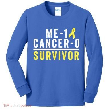 Sarcoma Cancer Survivor Awareness Gift Bone Cancer Gift Kids Long Sleeve Shirt