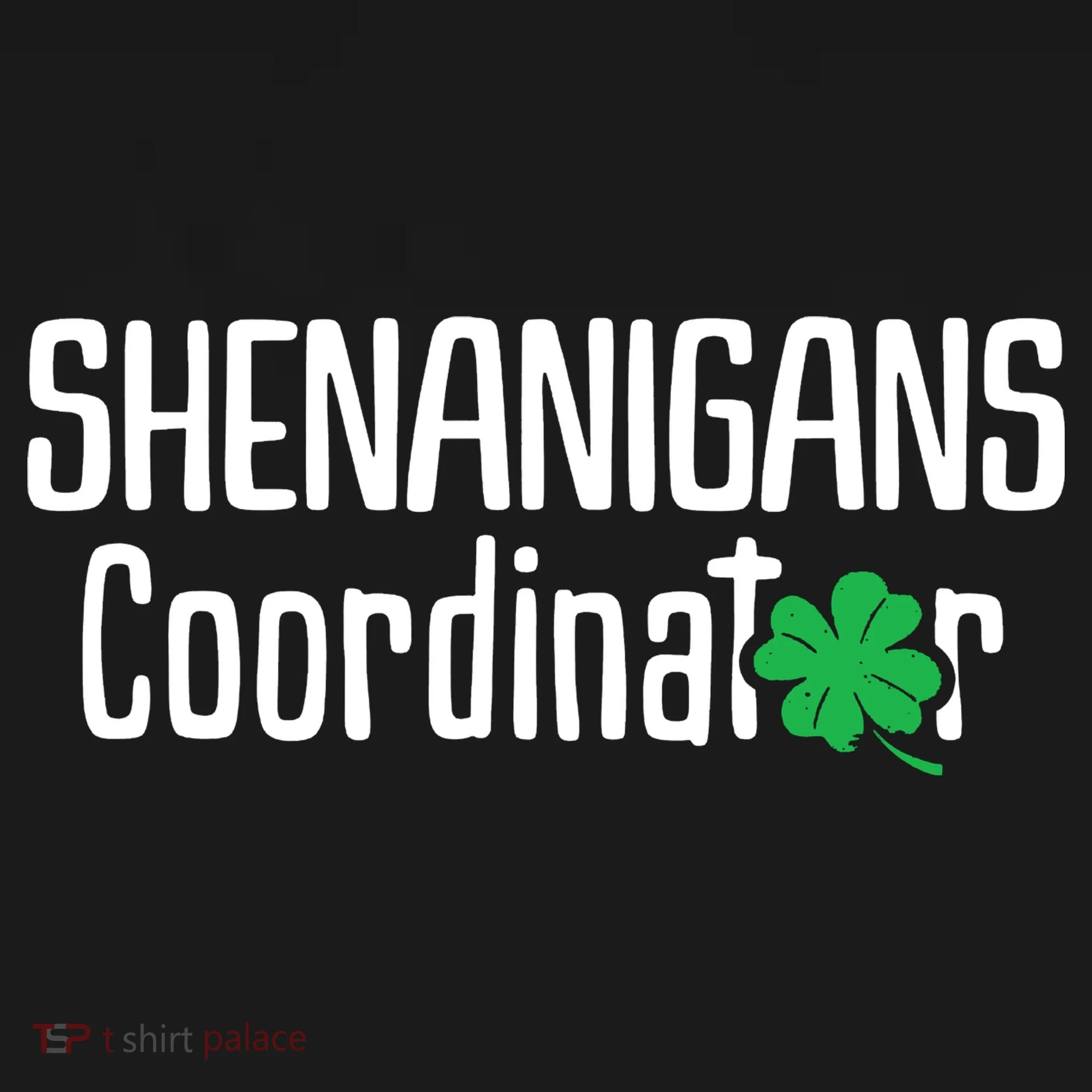 Shenanigans Coordinator St Patrick's Day Doggie Tank
