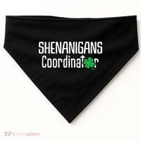 Shenanigans Coordinator St Patrick's Day USA-Made Doggie Bandana thumb 0