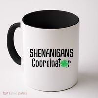 Shenanigans Coordinator St Patrick's Day Coffee Mug thumb 0