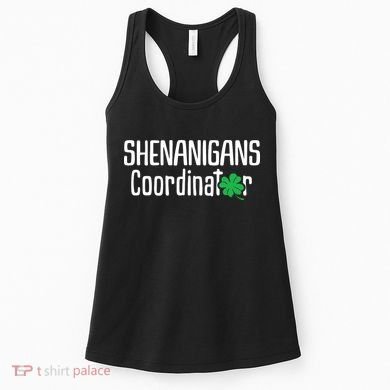 Shenanigans Coordinator St Patrick's Day Women's Tank Top