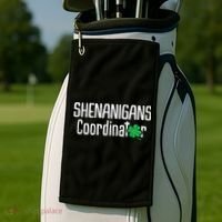 Shenanigans Coordinator St Patrick's Day Golf Towel thumb 2