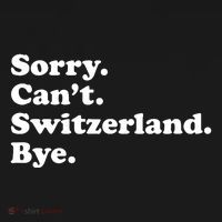Sorry CanT Switzerland Bye Girl Funny Switzerland Backpack thumb 2
