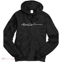 Smile Cute Smiley Face Gift Tie Dye Hoodie thumb 0