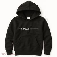 Smile Cute Smiley Face Gift Kids Hoodie thumb 0