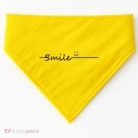 Smile Cute Smiley Face Gift USA-Made Doggie Bandana thumb 0