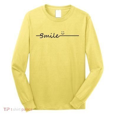 Smile Cute Smiley Face Gift Long Sleeve Shirt