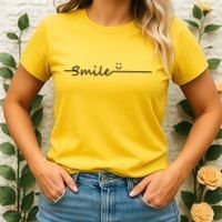Smile Cute Smiley Face Gift Women's T-Shirt thumb 2