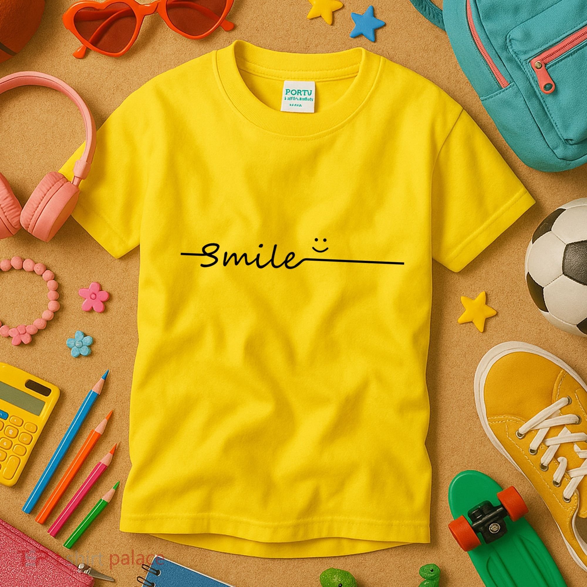 Smile Cute Smiley Face Gift Kids T-Shirt