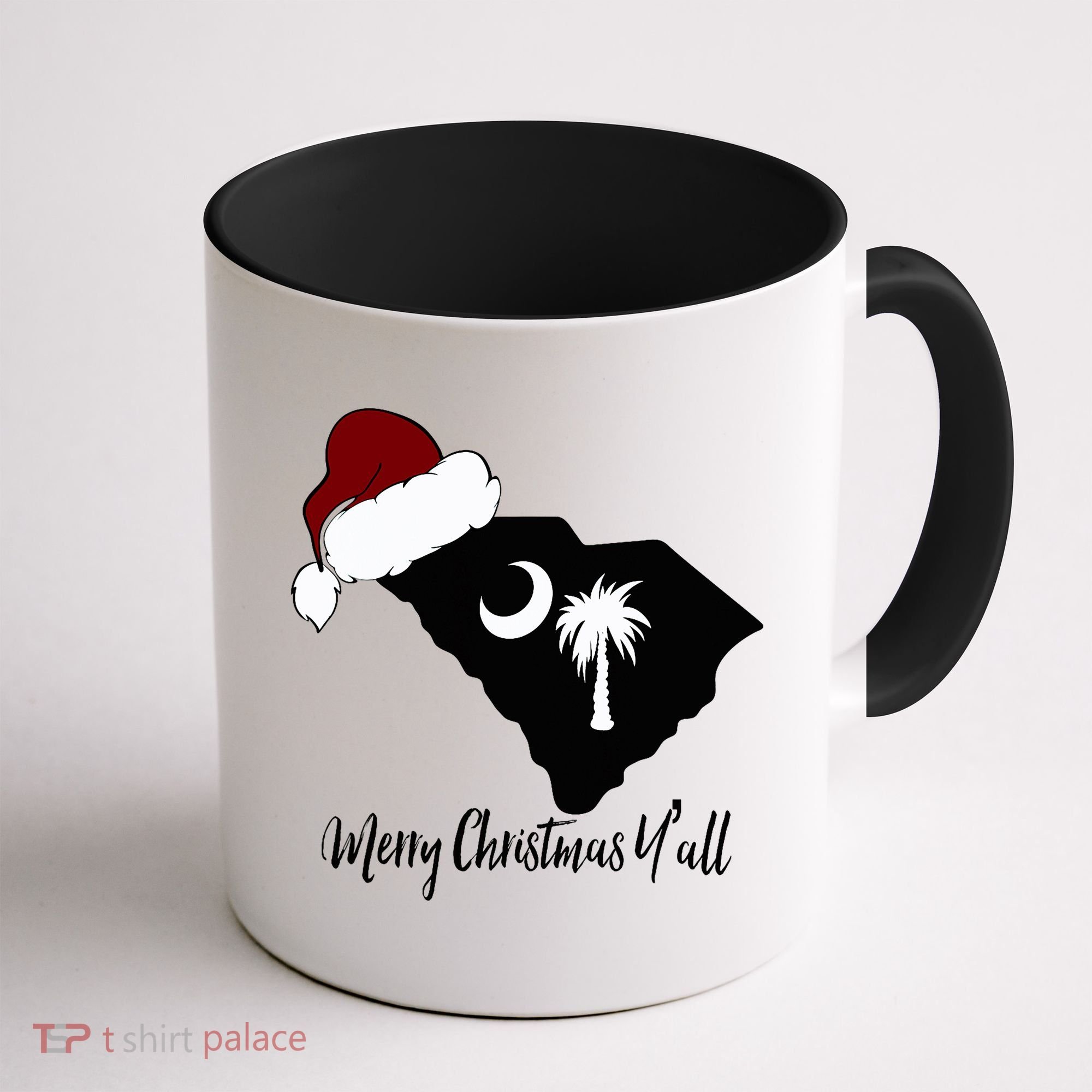 South Carolina Sc Merry Christmas Yall Coffee Mug