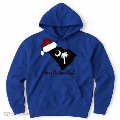 South Carolina Sc Merry Christmas Yall Hoodie