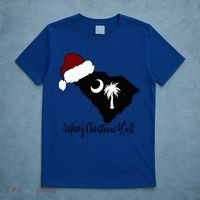 South Carolina Sc Merry Christmas Yall T-Shirt thumb 5