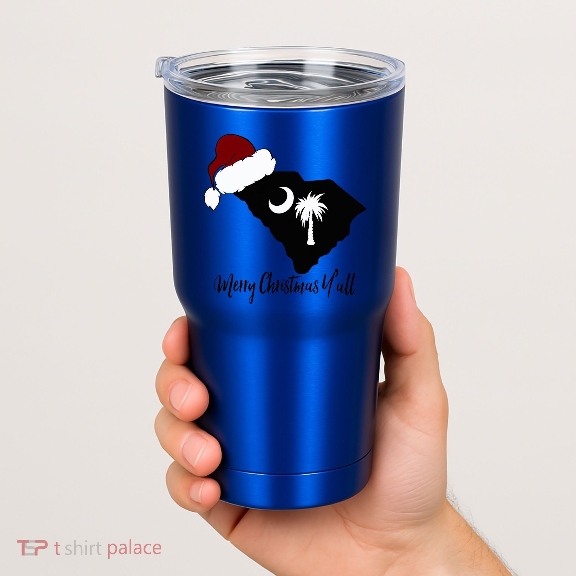 South Carolina Sc Merry Christmas Yall Tumbler
