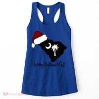 South Carolina Sc Merry Christmas Yall Women's Tank Top thumb 0