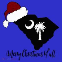 South Carolina Sc Merry Christmas Yall Baby Bodysuit thumb 2