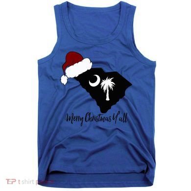 South Carolina Sc Merry Christmas Yall Tank Top