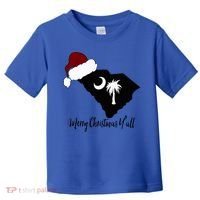 South Carolina Sc Merry Christmas Yall Toddler T-Shirt thumb 0