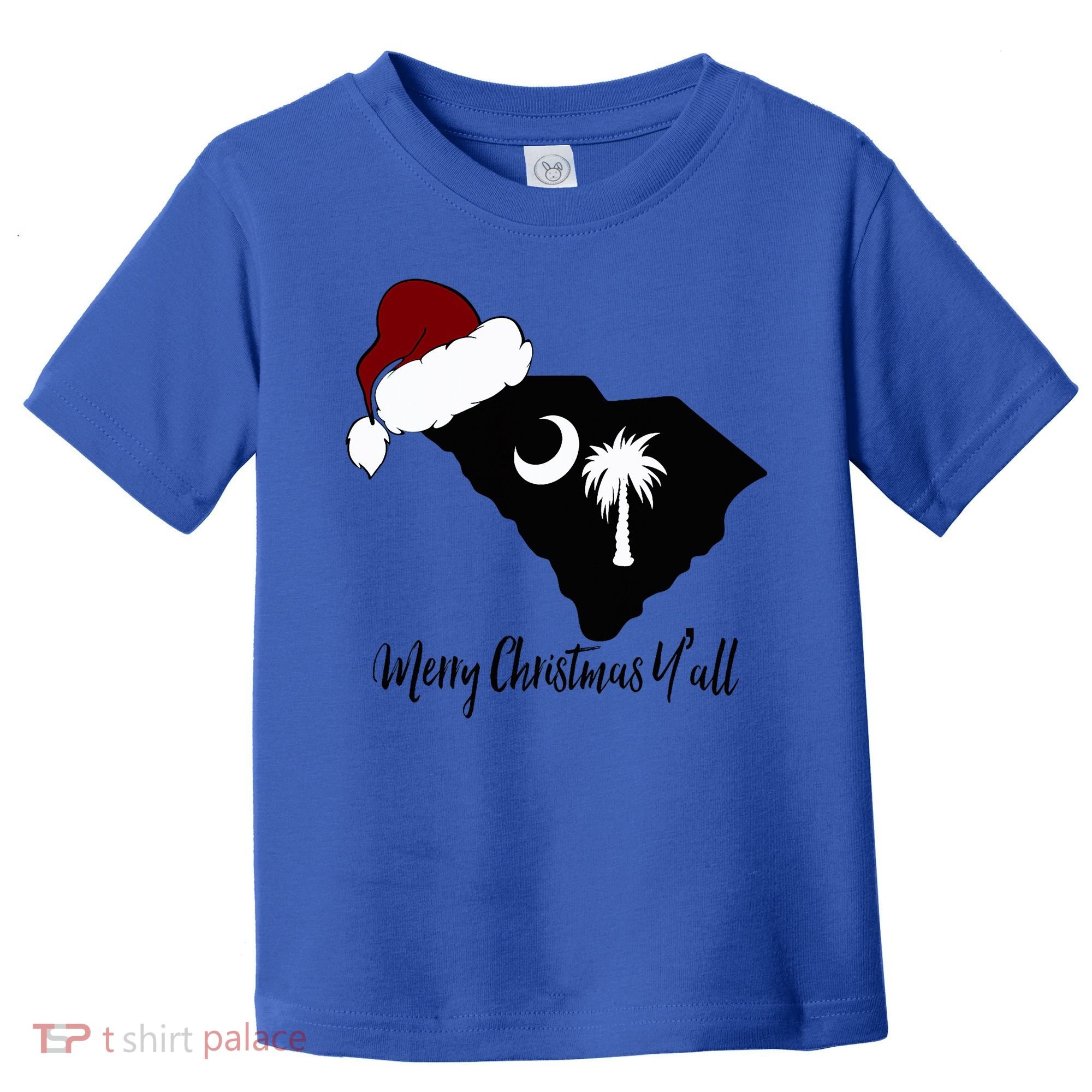 South Carolina Sc Merry Christmas Yall Toddler T-Shirt