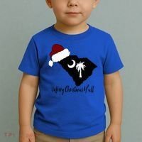 South Carolina Sc Merry Christmas Yall Toddler T-Shirt thumb 2