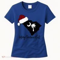 South Carolina Sc Merry Christmas Yall Women's T-Shirt thumb 0