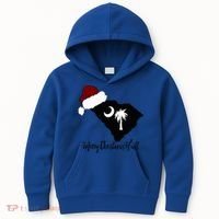 South Carolina Sc Merry Christmas Yall Kids Hoodie thumb 0