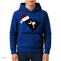 South Carolina Sc Merry Christmas Yall Kids Hoodie thumb 4
